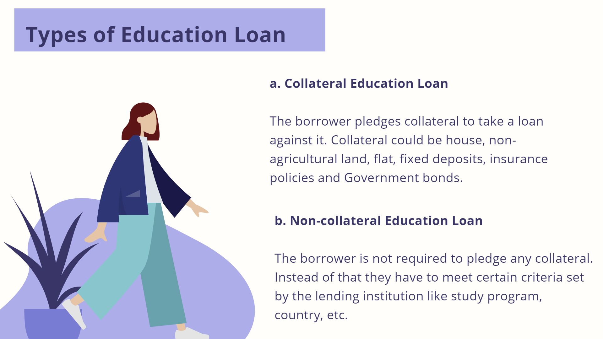 Types of education loans
